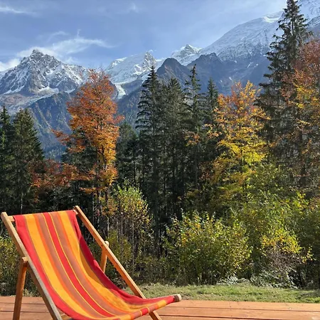 Des Eaux Rousses -renove -prive - Vues 360 Mont Blanc Les Houches